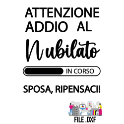 DXF - ADDIO AL NUBILATO