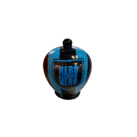 Salvadanaio Nero azzurro vero